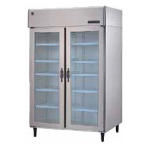 -6 ~ 12 ℃ Refrigerador comercial con refrigeración por aire y 2 puertas de vidrio 