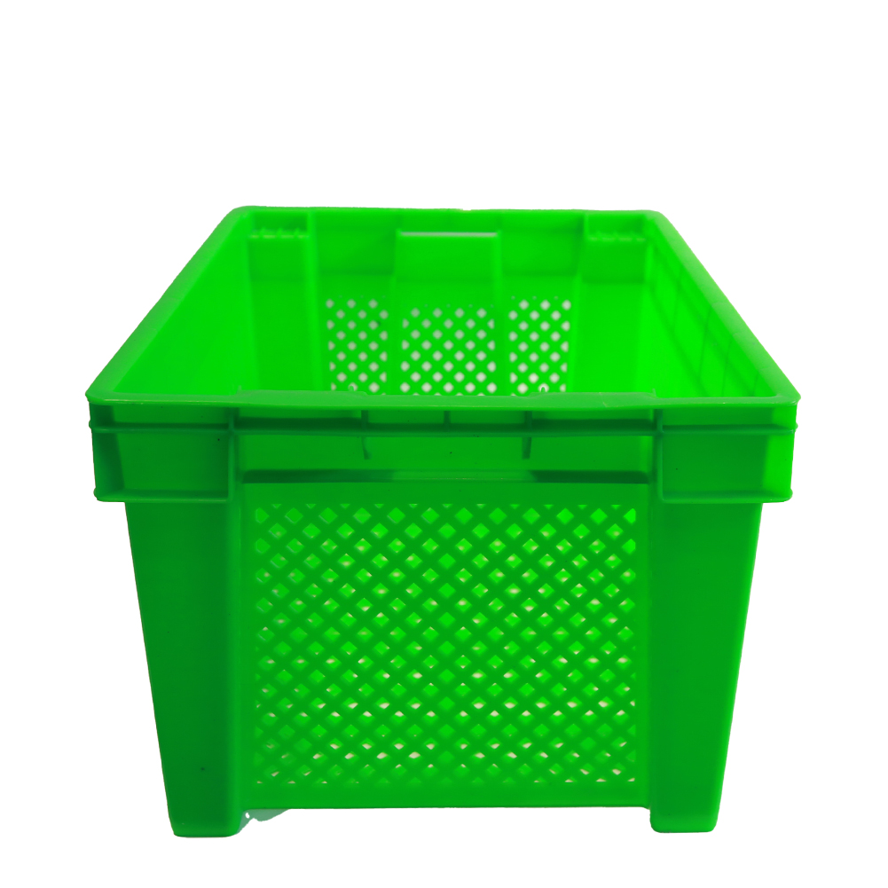 Caja de plástico apilable ampliamente utilizada