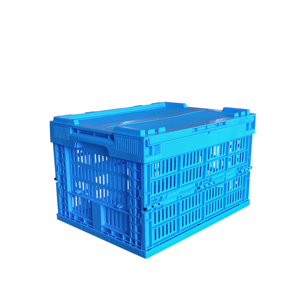 Caja de almacenamiento plegable grande de PP azul