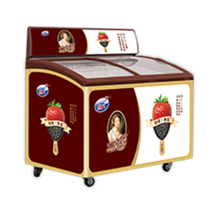 Congelador comercial de isla de exhibición de helados