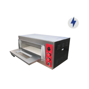 Horno de pizza eléctrico pequeño comercial de 1 cubierta y 1 bandeja