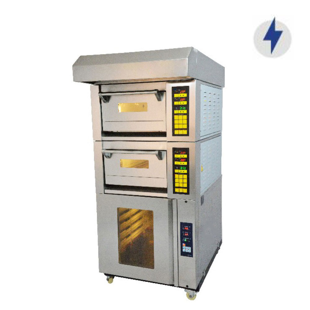 Horno eléctrico comercial de piso combinado para panadería