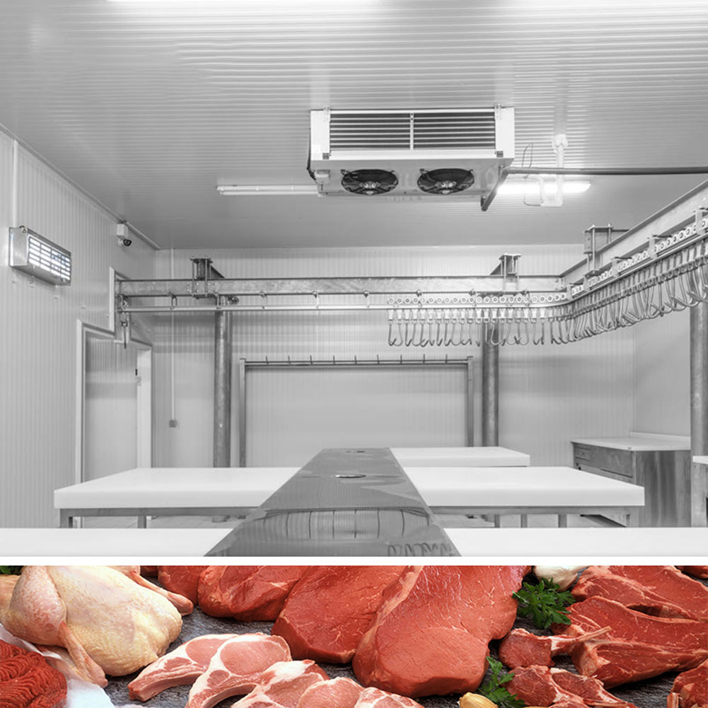 Cámara frigorífica de 40 cbm para carne congelada y pescado congelado
