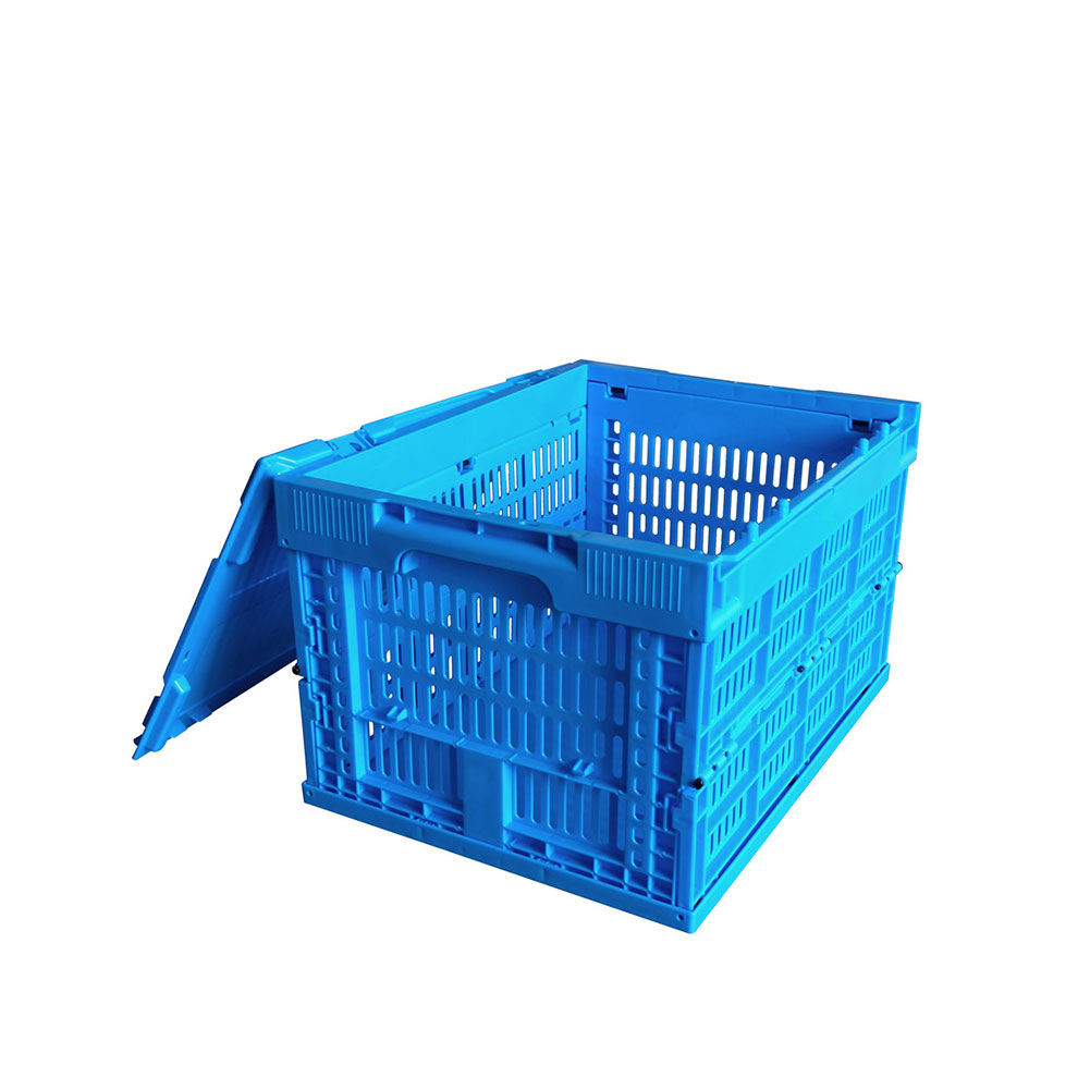 Caja de almacenamiento plegable grande de PP azul