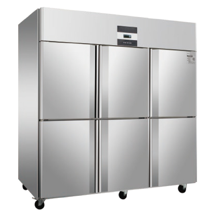 Refrigerador retráctil comercial de acero inoxidable sin escarcha